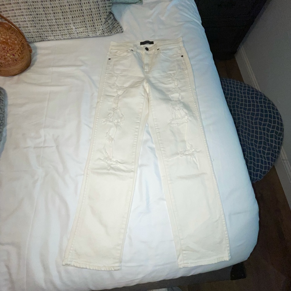 Genetic Los Angeles white boyfriendish jeans